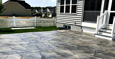 Extend Concrete Patio With Flagstone