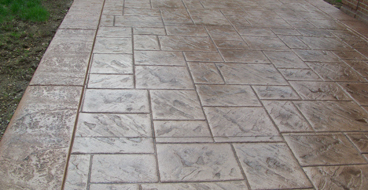 Stamped Concrete Overlay Patio Stamped Concrete Overlay Patio